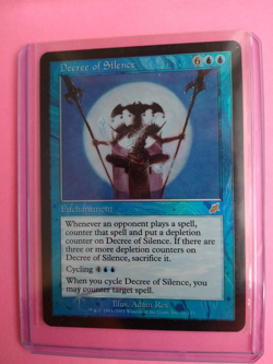 MTG Magic The Gathering Decree of Silence #32 Scourge 2003 SCG Foil 1x NM - Image 1