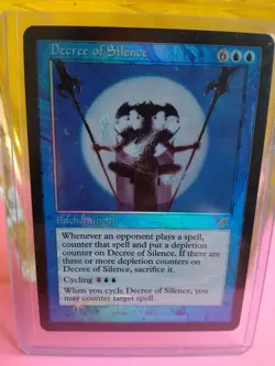 MTG Magic The Gathering Decree of Silence #32 Scourge 2003 SCG Foil 1x NM - Image 2