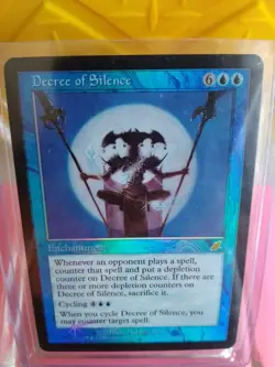 MTG Magic The Gathering Decree of Silence #32 Scourge 2003 SCG Foil 1x NM - Image 5