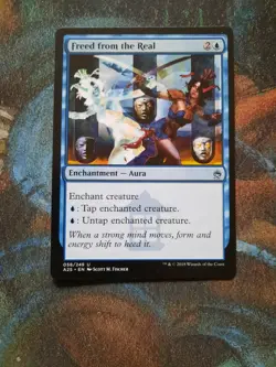 Magic the Gathering MTG - 1 x Freed from the Real - M25 - EX L3 - Image 1