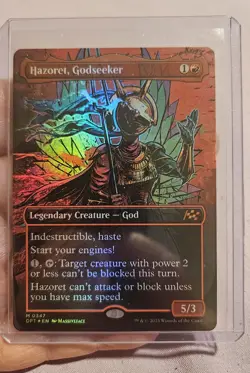 🔥 MTG - Hazoret, Godseeker (Borderless FOIL) Aetherdrift Mythic #347 M/NM 🔥 - Image 1