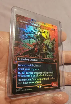 🔥 MTG - Hazoret, Godseeker (Borderless FOIL) Aetherdrift Mythic #347 M/NM 🔥 - Image 2