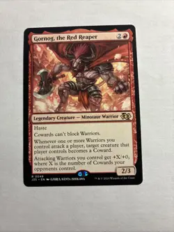 Gornog, the Red Reaper (Anime) - Foundations Jumpstart MTG Plus Bonus Rare!!! - Image 1