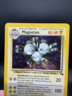 Pokemon TCG Magneton 11/62 Fossil Holo Rare Unlimited HP - Image 3