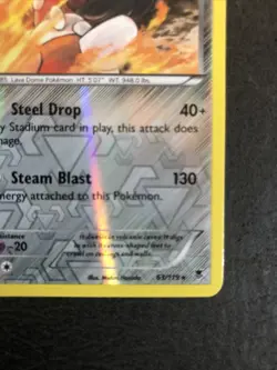 Pokemon Phantom Forces Heatran - 63/119 - Rare - Reverse Holo LP - Image 5