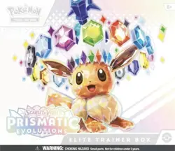 Pokemon TCG Scarlet Violet Prismatic Evolutions ETB Elite Trainer Box New Sealed - Image 1