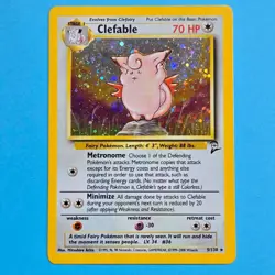 Pokemon Base Set 2 Clefable 5/130 Holo Rare - Image 2
