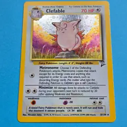 Pokemon Base Set 2 Clefable 5/130 Holo Rare - Image 3