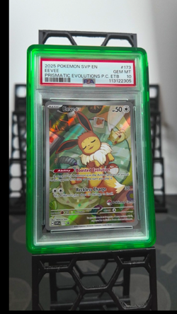 Eevee 173 SV Promo English Pokemon Center Stamped Graded PSA 10 - Image 1