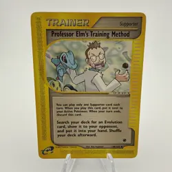 Pokemon Professor Elm’s Training Method 148/165 Expedition Base Set Regular MP+ - Image 1