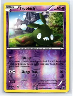 Trubbish (63) 63 - Pokemon Plasma Storm - Uncommon Reverse Holo - LP - Image 1