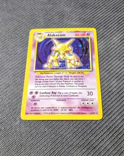 Pokemon TCG Alakazam Base Set 1/102 Holo Unlimited Holo Rare NM - Image 4