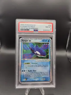 Pokemon PSA 8 NM Kyogre ex 95/100 Crystal Guardians Holo 2006 - Image 1