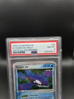 Pokemon PSA 8 NM Kyogre ex 95/100 Crystal Guardians Holo 2006 - Image 2