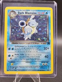 Pokemon Dark Blastoise 2000 TEAM ROCKET SET 3/82 - Image 1