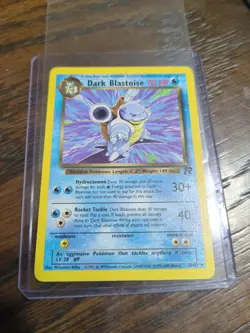 Dark Blastoise 3/82 Non Holo Pokemon Team Rocket NM Vintage - Image 1