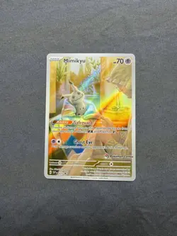 Mimikyu #75 Pokemon Center Stamped Black Star ETB Promo TCG - Image 1