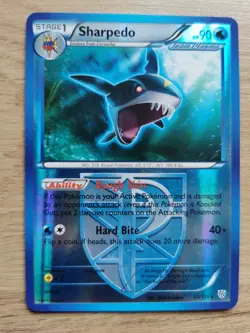 Pokemon TCG Sharpedo 33/135 Plasma Storm NM Condition Rare Reverse Holo - Image 1