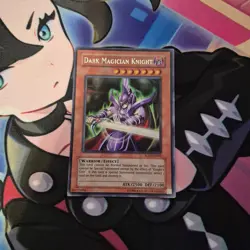 Yugioh Dark Magician Knight ROD-EN001 Secret Rare Reshef of Destruction Promo LP - Image 1