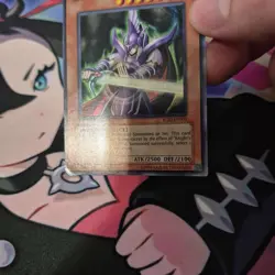 Yugioh Dark Magician Knight ROD-EN001 Secret Rare Reshef of Destruction Promo LP - Image 3
