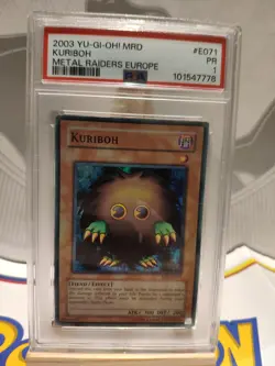 Kuriboh MRD-071 YuGiOh Metal Raiders PSA 1 - Image 1