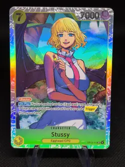 Stussy SR OP13-110 ENGLISH ONE PIECE Card Carrying on His Will - NM - Image 1