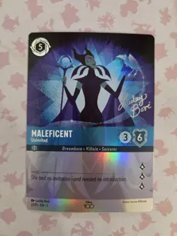 Maleficent Uninvited Disney Lorcana D100 Collector's Edition NM - Image 1