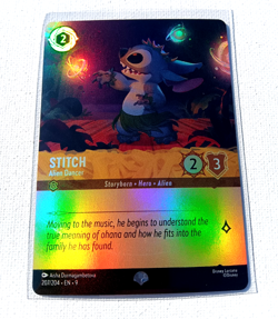Stitch Alien Dancer (Epic) 207/204 Disney Lorcana Fabled Textured Holo Foil NM - Image 2