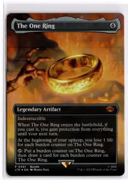 The One Ring Foil The Lord of the Rings 451 LP x1 MTG Magic: the Gathering - Image 1