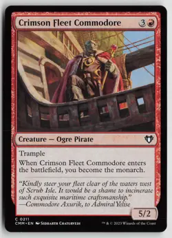 Crimson Fleet Commodore C Commander Masters 211 NM - Image 1