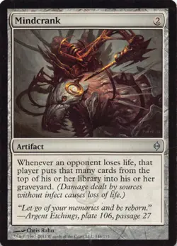 New Phyrexia #144 Mindcrank - Image 1