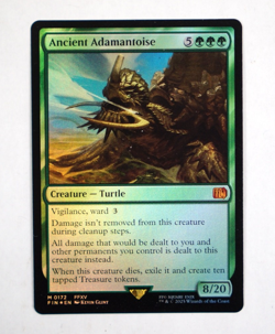 Ancient Adamantoise Creature - Turtle #172 New Foil Final Fantasy MTG - Image 1