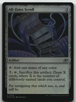 All-Fates Scroll foil U Edge of Eternities 234 NM - Image 1