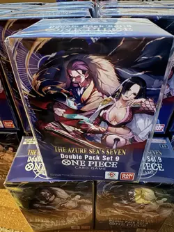 One Piece TCG: Double Pack Set 9 The Azure Sea's Seven - FACTORY SEALED! - Image 2