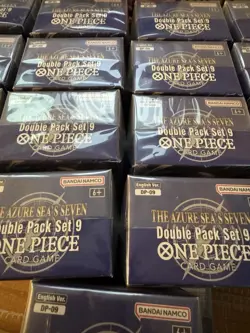One Piece TCG: Double Pack Set 9 The Azure Sea's Seven - FACTORY SEALED! - Image 3