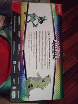 2025 Pokemon Prismatic Evolutions Lucario ex & Tyranitar ex Premium Box 14 Packs - Image 5