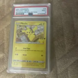 Pokemon 2021 Mcdonalds Collection Pikachu Common Rare #25 PSA 9 - Image 1