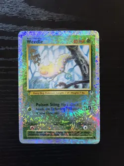 Weedle Reverse Holo Common Legendary Collection 2002 NM WOTC TCG Vintage Pokemon - Image 1