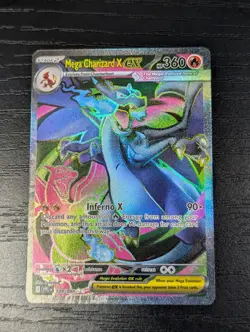 Pokemon TCG Mega Charizard Ex 109 Ultra Rare Holo Phantasmal Flames Near Mint - Image 3