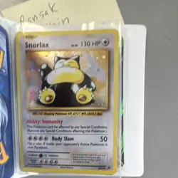 Pokemon Snorlax XY179 XY Promo Holo 130 HP Immunity Body Slam Card - Image 2