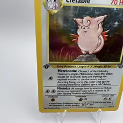 Pokemon TCG Clefable 1/64 Jungle Holo Rare 1st Edition [desc] - Image 4