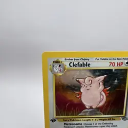 Pokemon TCG Clefable 1/64 Jungle Holo Rare 1st Edition [desc] - Image 5