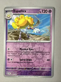 Pokemon TCG * SV Surging Sparks * 095/191 Espathra Uncommon * REVERSE HOLO * NM - Image 1