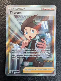 Thorton - 195/196 Lost Origin (Pokemon) Full Art Ultra Rare - Image 1