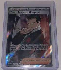 Pokemon Team Rocket's Giovanni Destined Rivals 225/182 Holo Ultra Rare - NM - Image 1