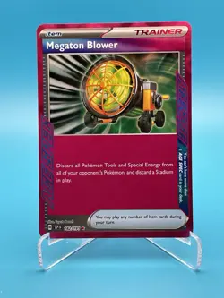 Pokemon TCG SV Surging Sparks Megaton Blower Ace Spec 182/191 NM - Image 1