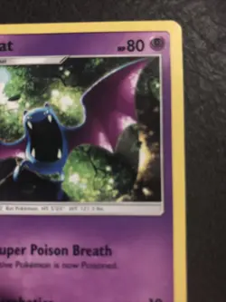 2017 Pokemon Sun and Moon Trainer Kit Golbat Card 6/30 LP - Image 3