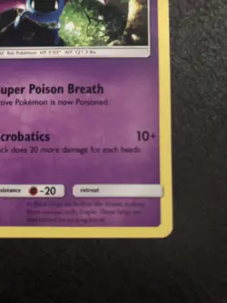 2017 Pokemon Sun and Moon Trainer Kit Golbat Card 6/30 LP - Image 5