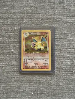 Pokemon WOTC 1999-2000 Charizard 4/130 Base Set 2 Holo Damaged - Image 1