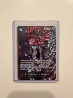 St. Ethanbaron V. Nusjuro Alt Art OP13-080 Carrying On His Will One Piece TCG - Image 1